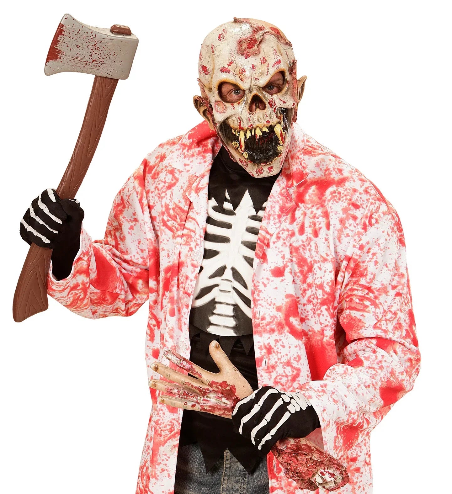 Guantes de Esqueleto con Huesos para Adulto Guantes Widmann